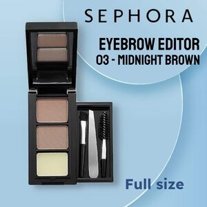 🆕*NEW* SEPHORA | FULL | Eyebrow Editor Complete Brow Kit 3 - Midnight Brown